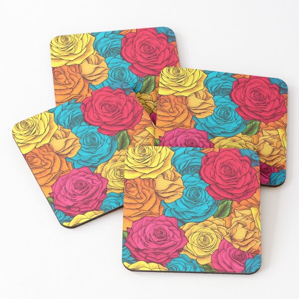 Item preview, Beautiful colorful rose pattern designed and sold by LimitedFuture.