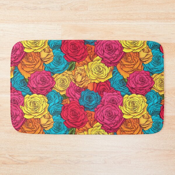 Item preview, Beautiful colorful rose pattern designed and sold by LimitedFuture.
