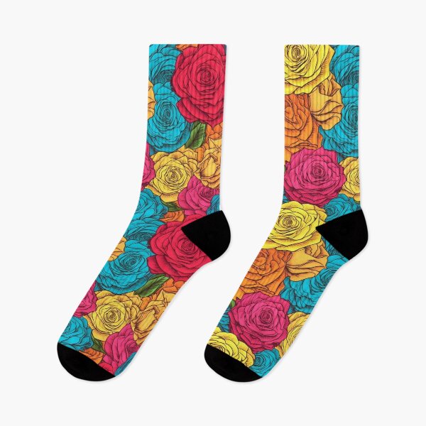 Item preview, Beautiful colorful rose pattern designed and sold by LimitedFuture.