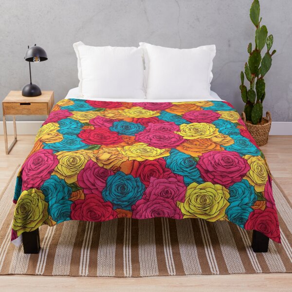 Item preview, Beautiful colorful rose pattern designed and sold by LimitedFuture.