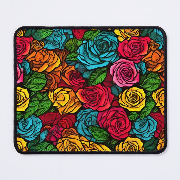 Item preview, Beautiful colorful rose pattern designed and sold by LimitedFuture.
