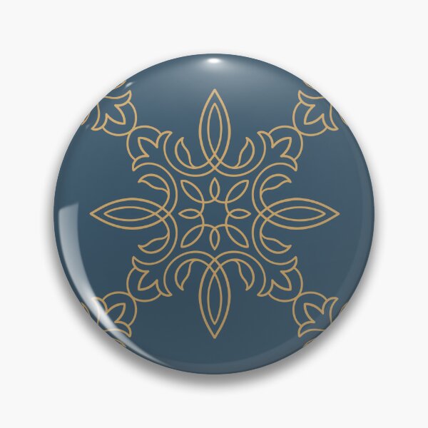 Item preview, Regal Blue and Gold Ornamental Pattern designed and sold by gamboling.