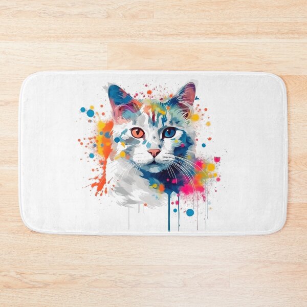 Item preview, Cute cat ilustration abstract designed and sold by Kingkachurro.