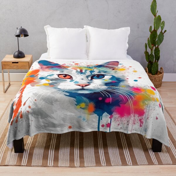 Item preview, Cute cat ilustration abstract designed and sold by Kingkachurro.