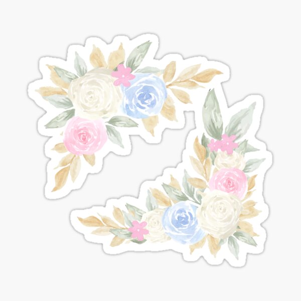 Item preview, Pastel Watercolor Flowers  designed and sold by internetfarmer.