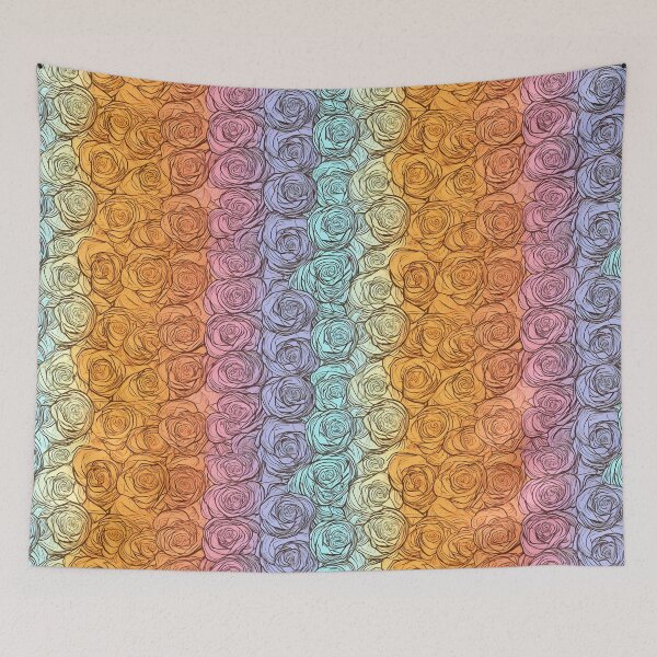 Item preview, Beautiful colorful rose pattern designed and sold by LimitedFuture.