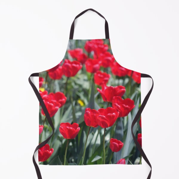 Item preview, Red tulips on nature background designed and sold by olena2552.