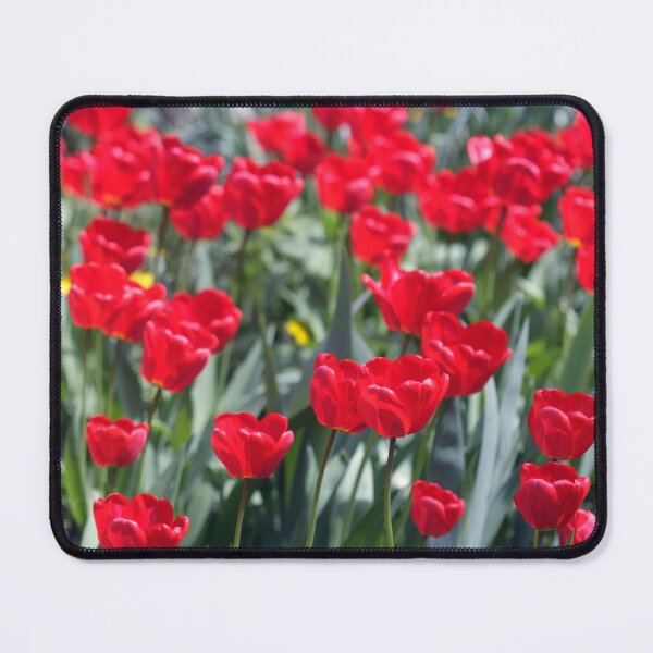 Item preview, Red tulips on nature background designed and sold by olena2552.