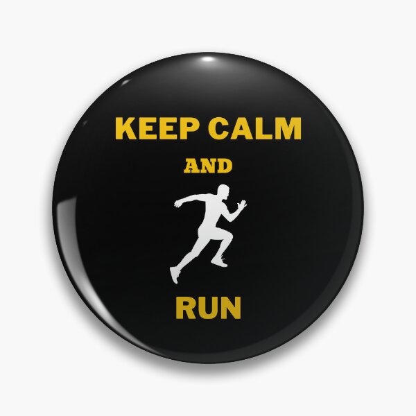 Item preview, Keep calm and run - man_2 - Vintage - Retro designed and sold by Ball-and-Match.