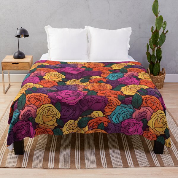 Item preview, Beautiful colorful rose pattern designed and sold by LimitedFuture.