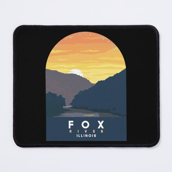 Item preview, Fox River Illinois Beautiful River designed and sold by Friday NightCo.
