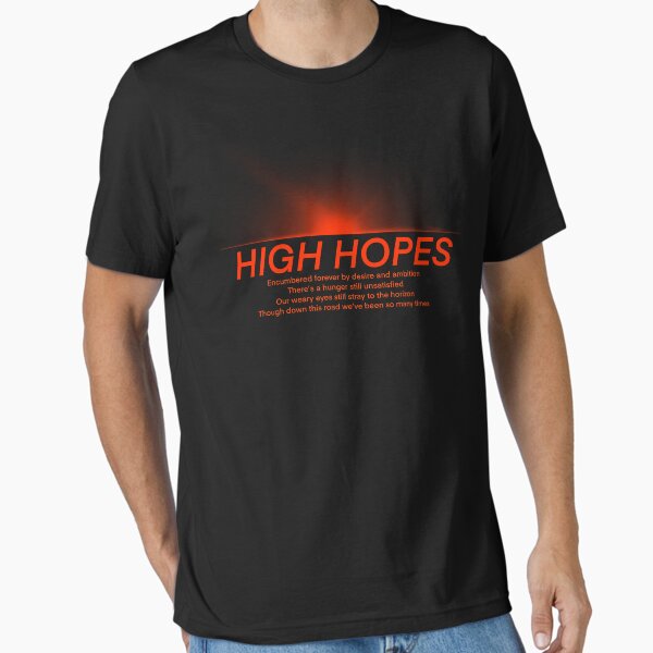 Item preview, High hopes division bell pink Floyd lyrics lettering designed and sold by SoulTrekking.