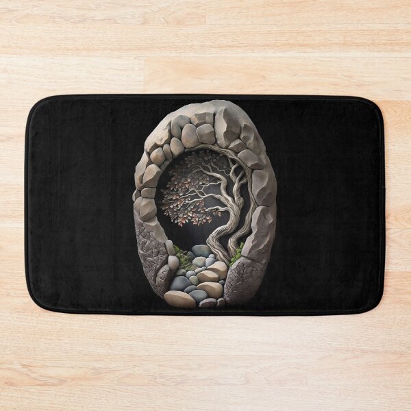 Item preview, Rock Tree Art designed and sold by ArtbyAiGallery.