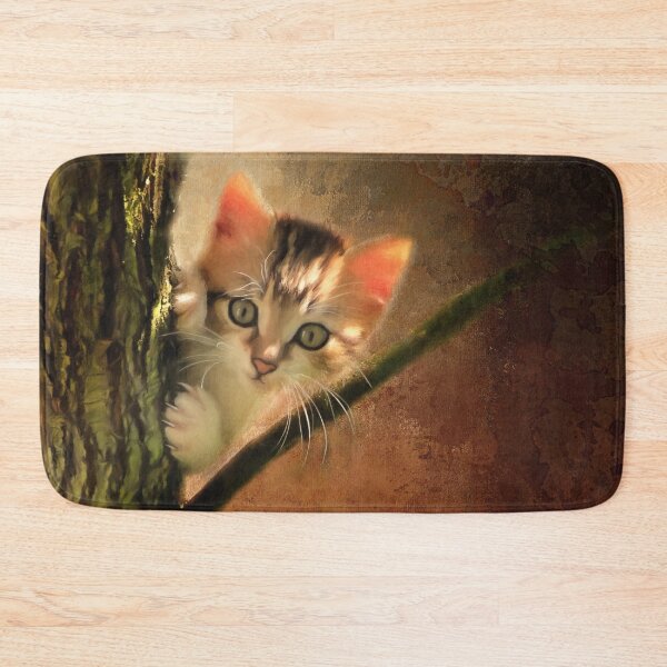 Item preview, Little cute kitten on a tree designed and sold by Gatterwe.