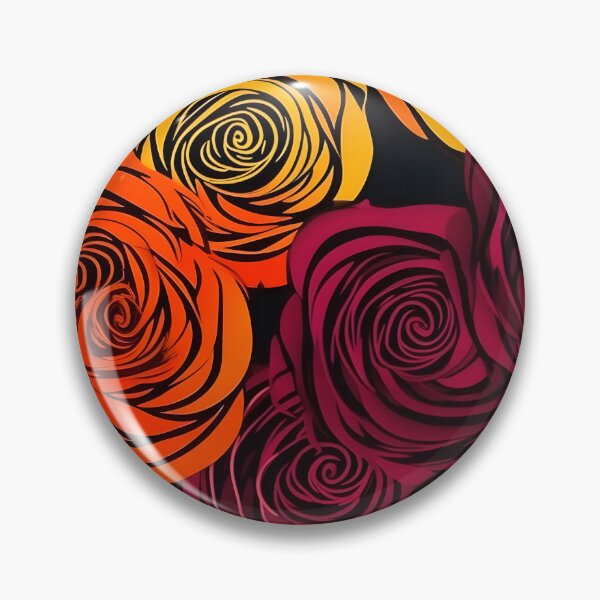 Item preview, Beautiful colorful rose pattern designed and sold by LimitedFuture.