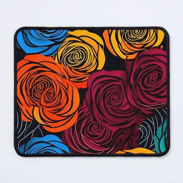 Item preview, Beautiful colorful rose pattern designed and sold by LimitedFuture.