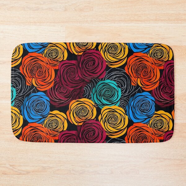 Item preview, Beautiful colorful rose pattern designed and sold by LimitedFuture.