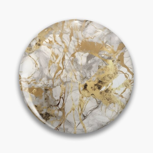 Item preview, Gold Marble Gold Marble on White Velvet Cream Duvet Cover designed and sold by Kentala.