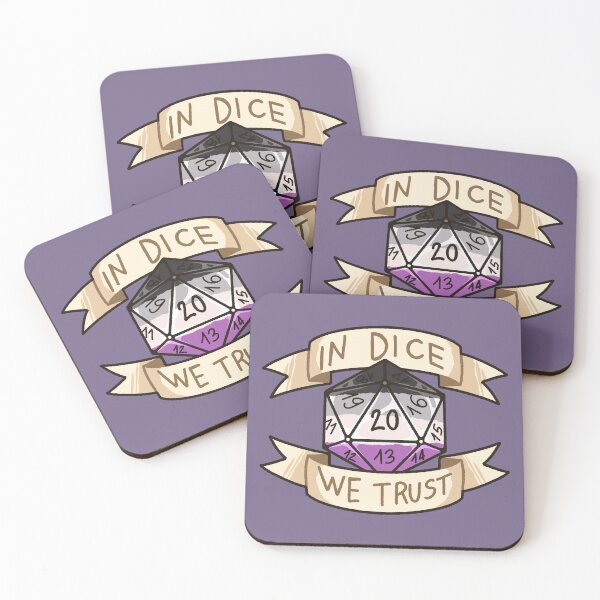 Item preview, In Dice We Trust - Asexual designed and sold by kasumiblu.