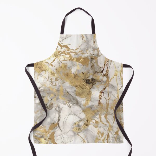 Item preview, Gold Marble Gold Marble on White Velvet Cream Duvet Cover designed and sold by Kentala.