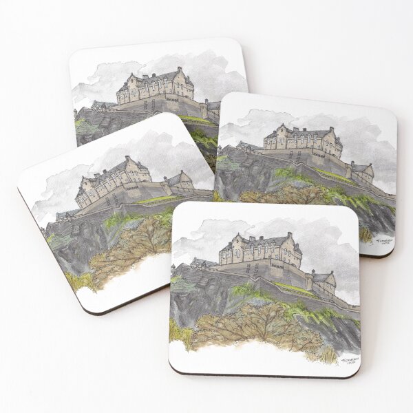 Item preview, Edinburgh Castle Watercolour designed and sold by Tom Napper Design.