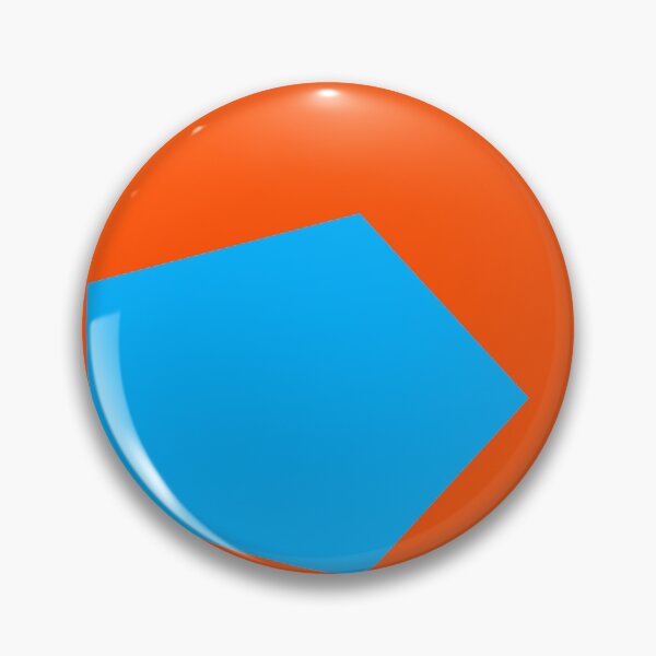 Item preview, Big Orange Polygon designed and sold by GEOMETRIC ART .
