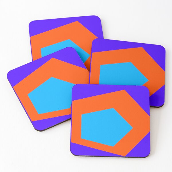 Item preview, Big Orange Polygon designed and sold by GEOMETRIC ART .