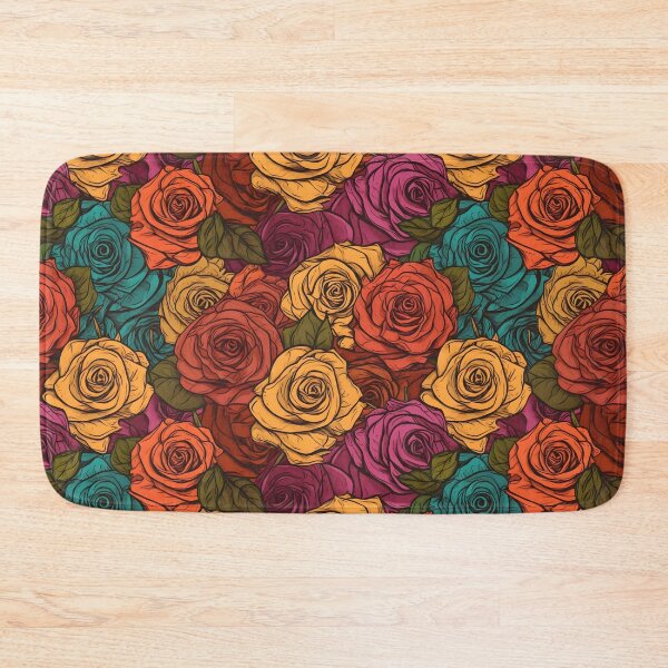 Item preview, Beautiful colorful rose pattern designed and sold by LimitedFuture.
