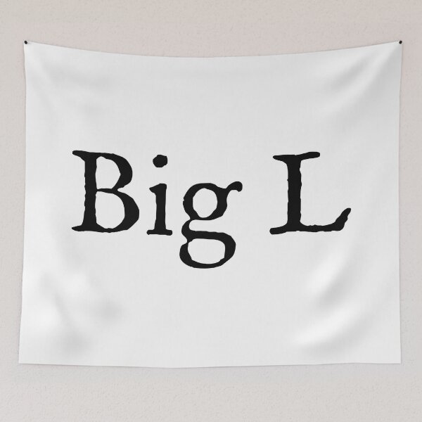 Item preview, Big L Font 2 Black designed and sold by EbtsOby.
