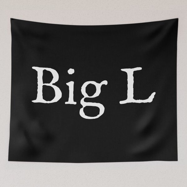 Item preview, Big L Font 2 White designed and sold by EbtsOby.
