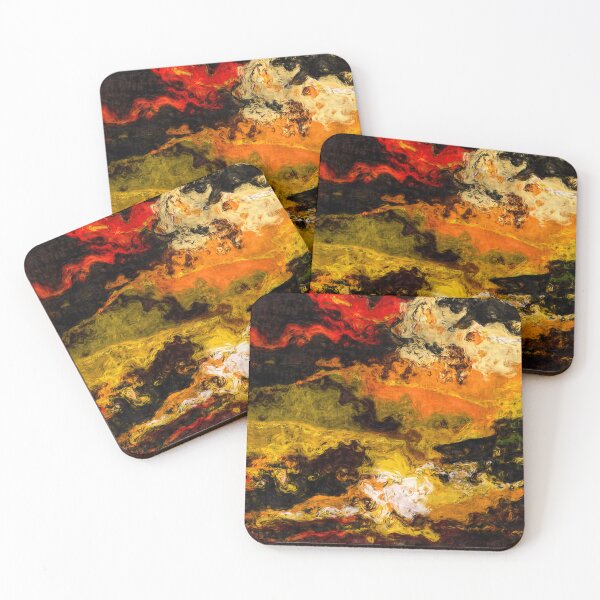 Item preview, Abstract Landscape in Sunset with Rich Colours designed and sold by Trevor Hirst.