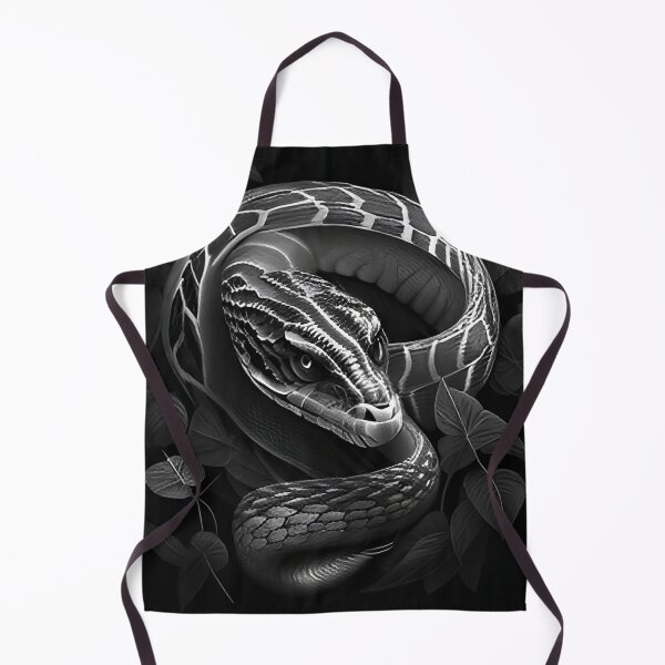 Item preview, Black and White Snake drawing designed and sold by Pencil-Art.