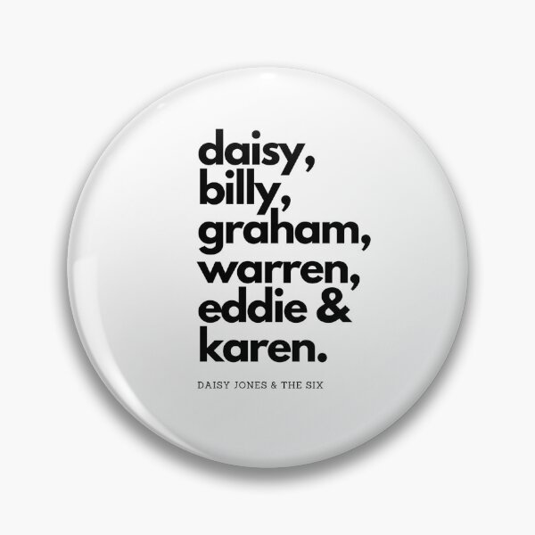 Item preview, Daisy Jones & The Six Minimalist Band Members designed and sold by jumifia.