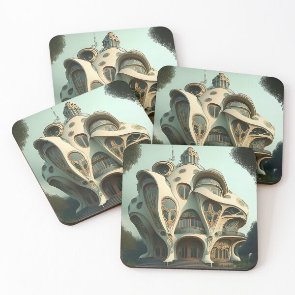 Item preview, [AI Art] My future house, Art Nouveau Style designed and sold by Sissle.