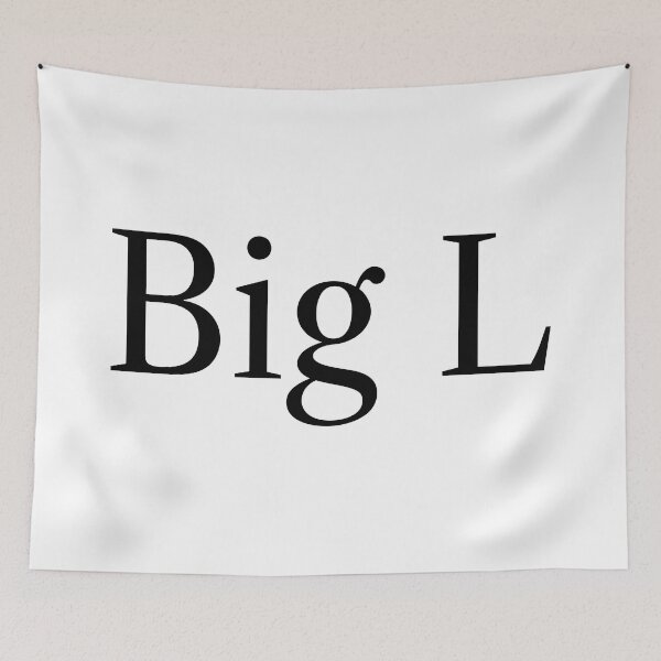 Item preview, Big L Font 3 Black designed and sold by EbtsOby.