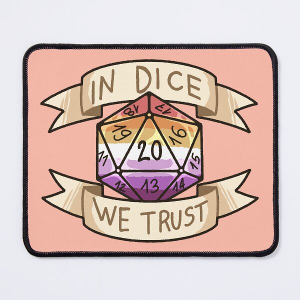 Item preview, In Dice We Trust - Lesbian designed and sold by kasumiblu.