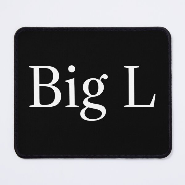 Item preview, Big L Font 3 White designed and sold by EbtsOby.