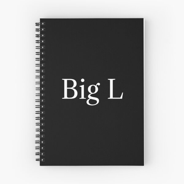 Item preview, Big L Font 3 White designed and sold by EbtsOby.