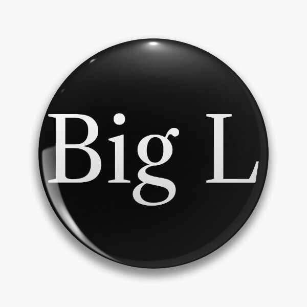 Item preview, Big L Font 3 White designed and sold by EbtsOby.