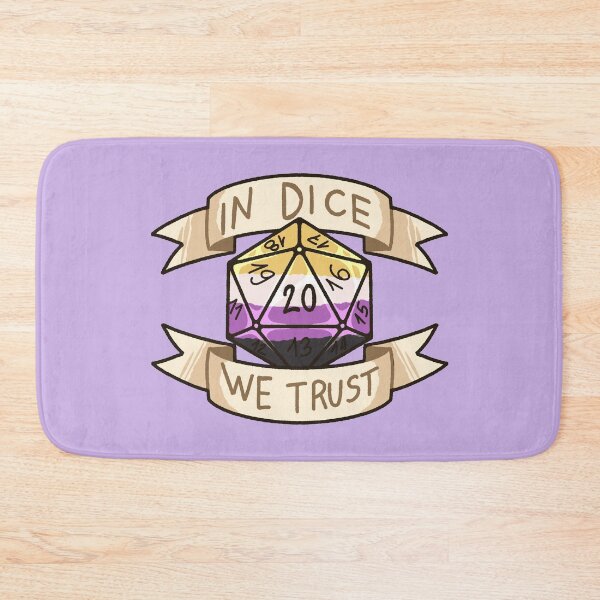 Item preview, In Dice We Trust - Non Binary designed and sold by kasumiblu.