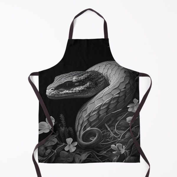Item preview, Black and White Snake drawing designed and sold by Pencil-Art.
