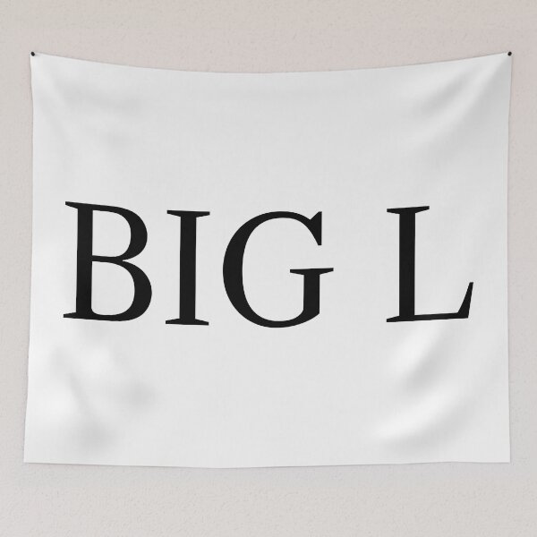 Item preview, Big L Font 3 Black designed and sold by EbtsOby.