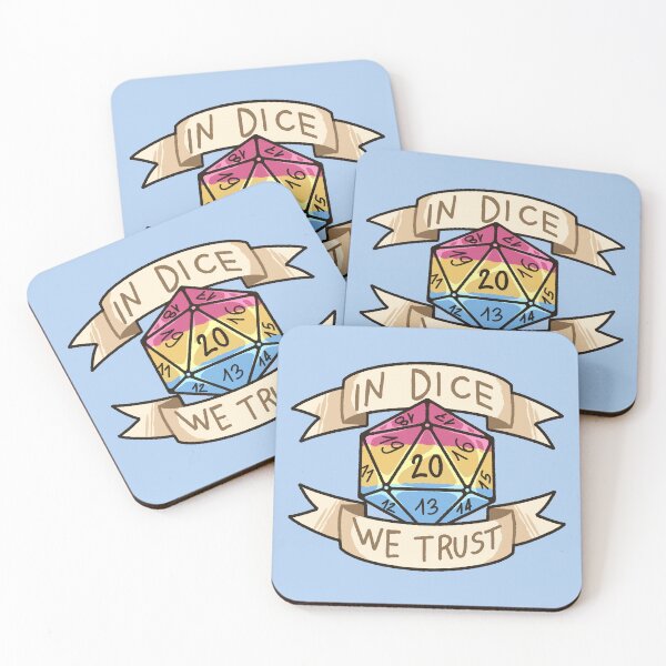 Item preview, In Dice We Trust - Pansexual designed and sold by kasumiblu.
