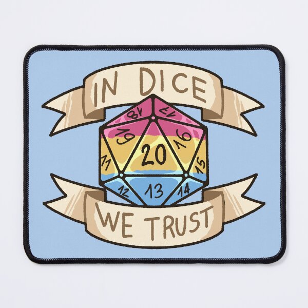 Item preview, In Dice We Trust - Pansexual designed and sold by kasumiblu.