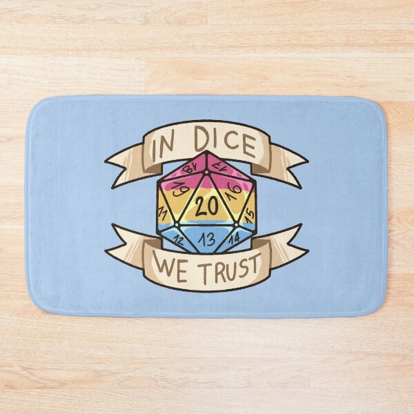 Item preview, In Dice We Trust - Pansexual designed and sold by kasumiblu.