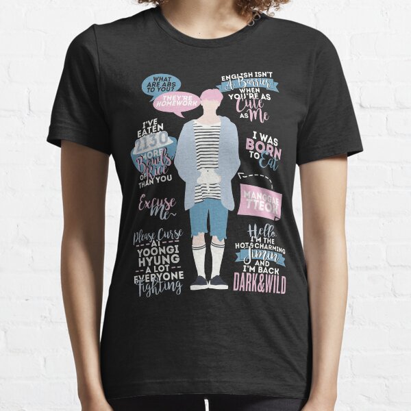 BTS Jimin Quotes Camiseta esencial