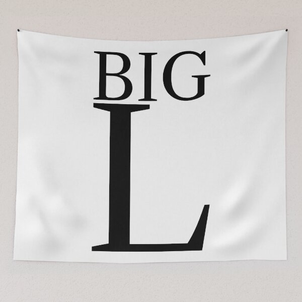 Item preview, Big L Font 3 Black designed and sold by EbtsOby.