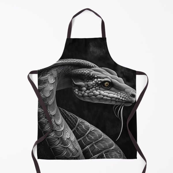Item preview, Black and White Snake drawing designed and sold by Pencil-Art.