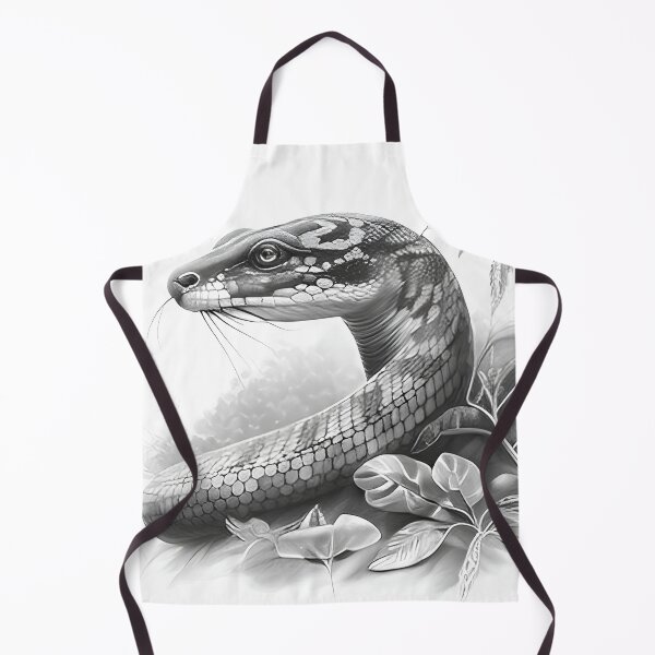 Item preview, Black and White Snake drawing designed and sold by Pencil-Art.