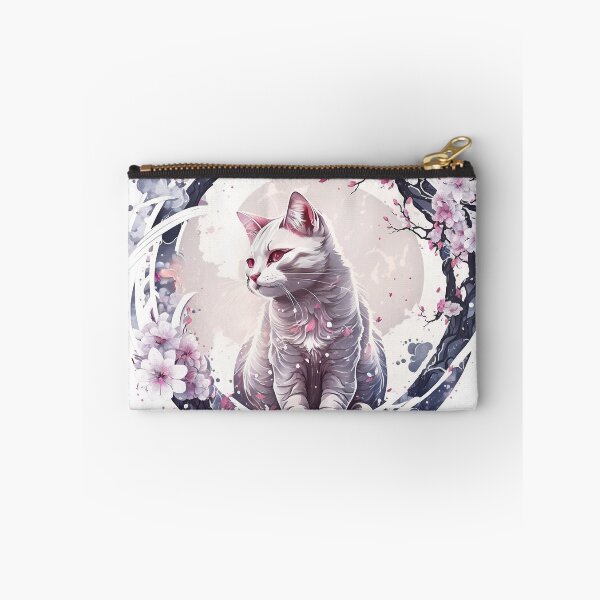 Item preview, Epic Cat Japanese Cherry Blossoms designed and sold by ninaneco.